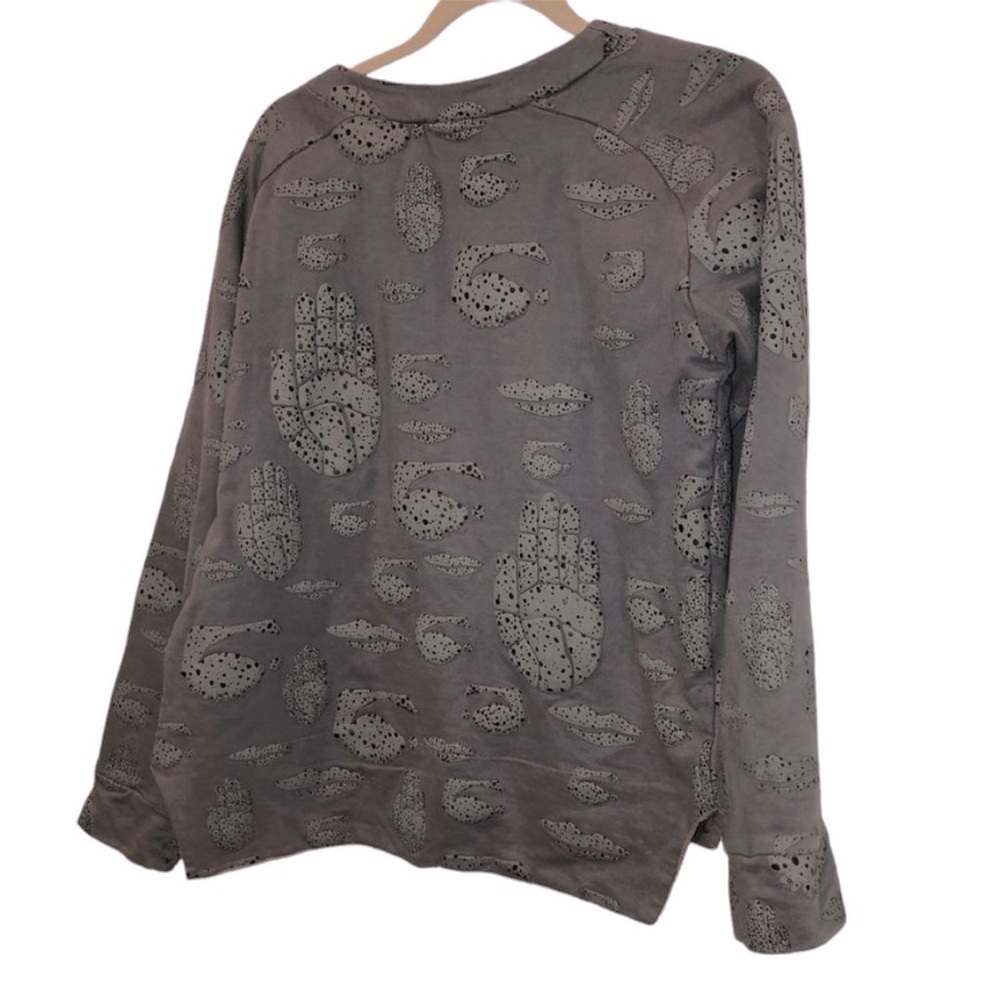 STINE GOYA Gray Patterned Sweatshirt